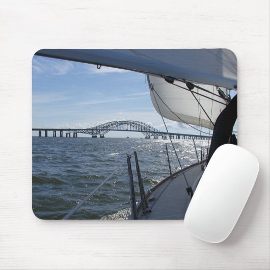 Sail naar de Brug Mousepad Muismat (Met muis)