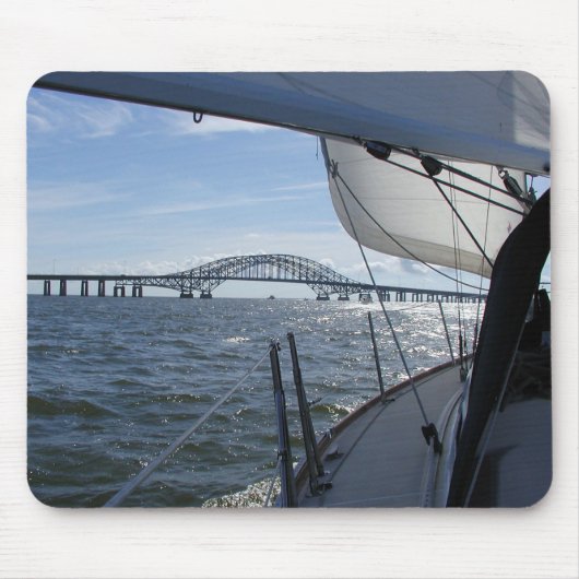 Sail naar de Brug Mousepad Muismat (Voorkant)