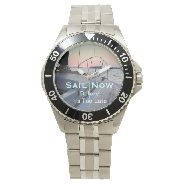 Sail Now - Let op Horloge (Voorkant)