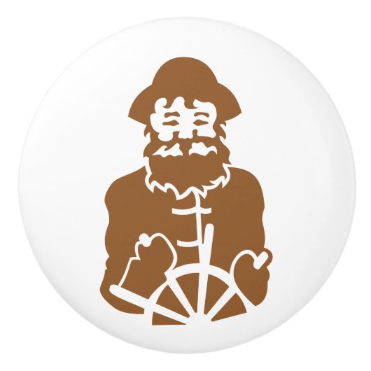 Sail On Keramische Knop (Voorkant)