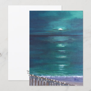 'Sail on Perfect Silence' Originele Oceaankunst Kaart