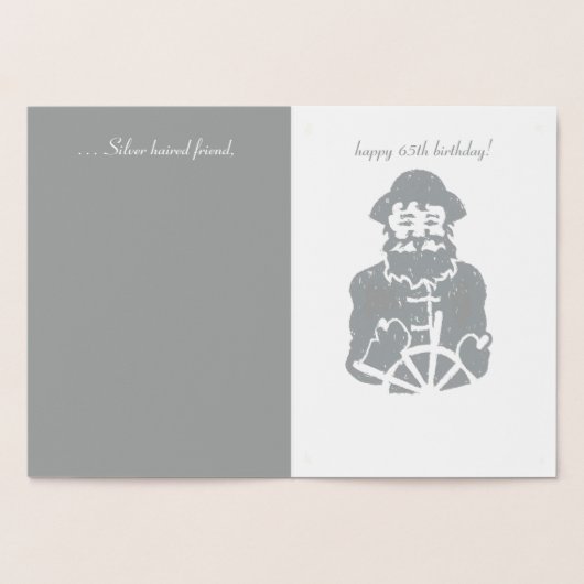 Sail op 65e Folie Kaart (Binnen)