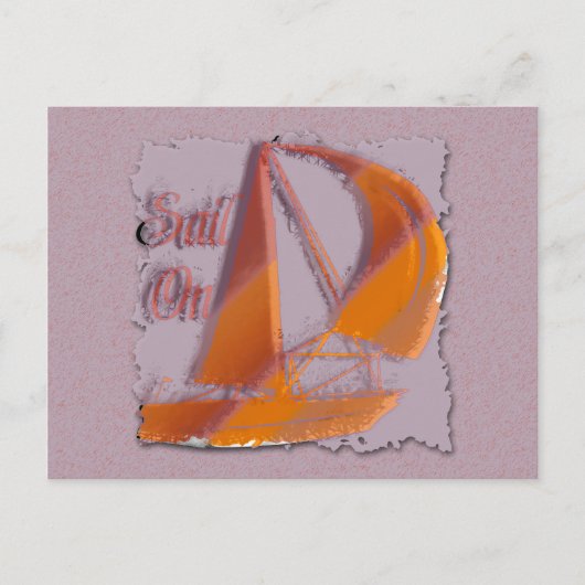 SAIL OP BRIEFKAART (Voorkant)