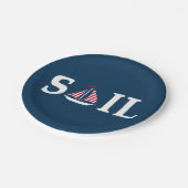 Sail Papieren Bordje (Gekanteld)