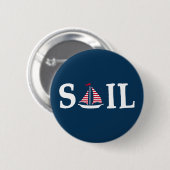 Sail Ronde Button 5,7 Cm (Voorkant /achterkant)