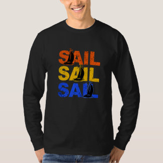 Sail Sail Kapitein Anchor Boarding Sailing Boa T-shirt