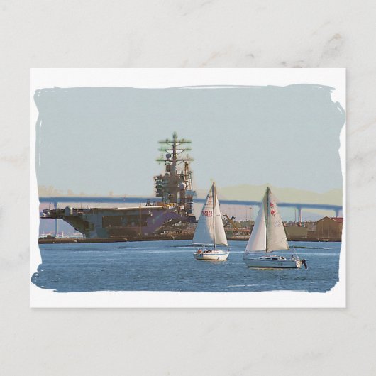 Sail San Diego Briefkaart (Voorkant)