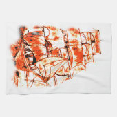 Sail Ship American Mo Jo Kitchen Towel Theedoek (Horizontaal)