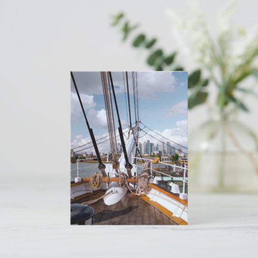 Sail Ship Briefkaart (Staand voorkant)
