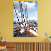 Sail Ship Canvas Afdruk (Insitu (Woonkamer))