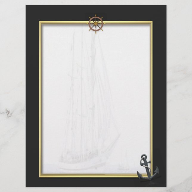 Sail Ship Letterhead (Voorkant)