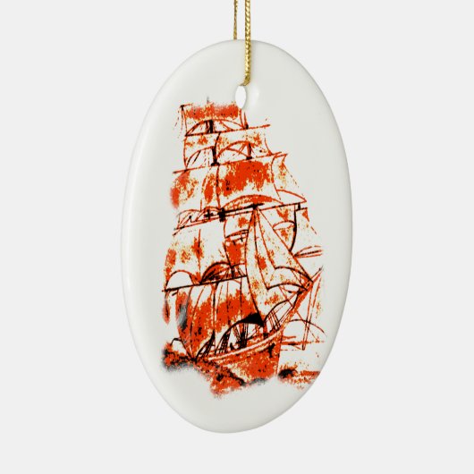 Sail Ship Ornament (Rechts)