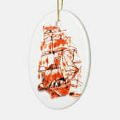 Sail Ship Ornament (Links)