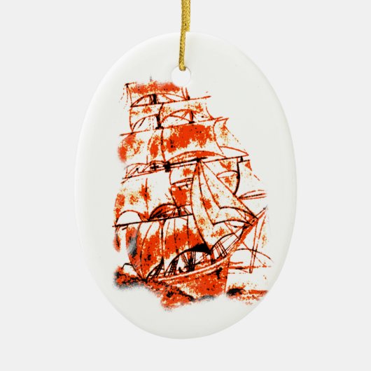Sail Ship Ornament (Voorkant)