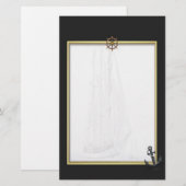 Sail Ship Stationery Briefpapier (Voorkant / Achterkant)