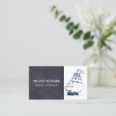 Sail Ship | VISSEN | Visitekaartje (Staand voorkant)