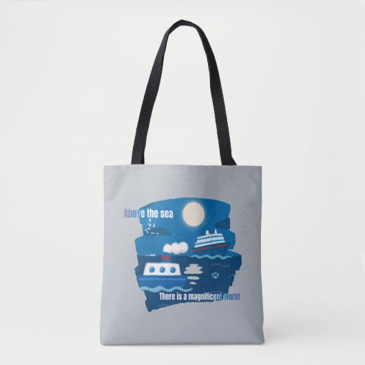 Sail, Soar, Dream: de wondere wereld van het Zee Tote Bag (Voorkant)