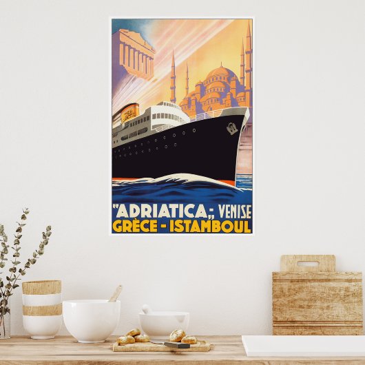 Sail the Adriatica Design Poster (Keuken)