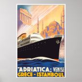 Sail the Adriatica Design Poster (Voorkant)