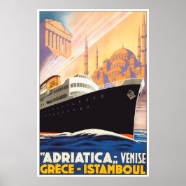 Sail the Adriatica  Design Poster