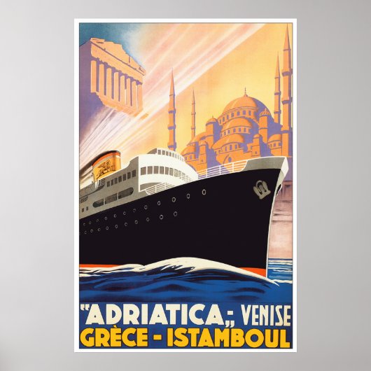 Sail the Adriatica  Design Poster (Voorkant)