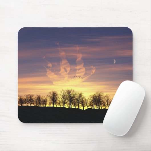Sail the Night Sky Mousepad Muismat (Met muis)