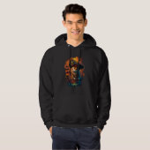 Sail the Seven Seas with Pirate Cat Design for Ani Hoodie (Voorkant volledig)