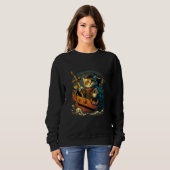Sail the Seven Seas with Pirate Cat Design for Ani Trui (Voorkant volledig)