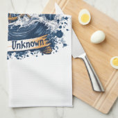 "Sail the Unknown" - Nautisch geïnspireerd ontwerp Theedoek (Quarter Fold)