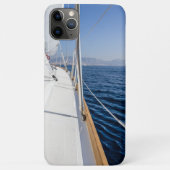 Sail Vessel Surfen op de Zee iPhone Case (Achterkant)
