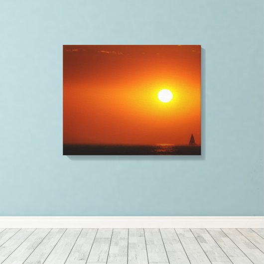 Sail Way! Canvas Afdruk (Insitu (Houten vloer))