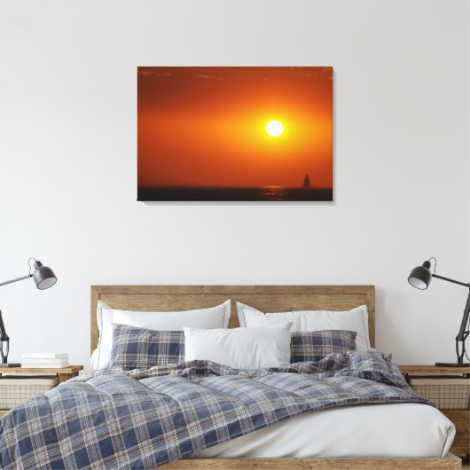 Sail Way! Canvas Afdruk (Insitu (Slaapkamer))