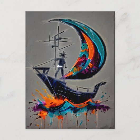 Sail Your Own Storm Briefkaart (Voorkant)