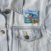 Sailaway Bon Voyage Name Pin Button (In situ)