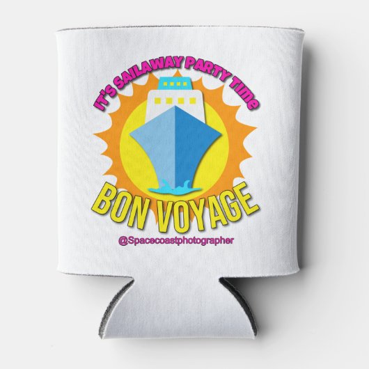 Sailaway Party Tijd Blikjeskoeler (Voorkant)