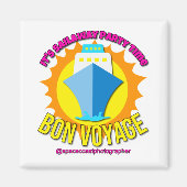 Sailaway Party Tijdmagneet Magneet (Voorkant)