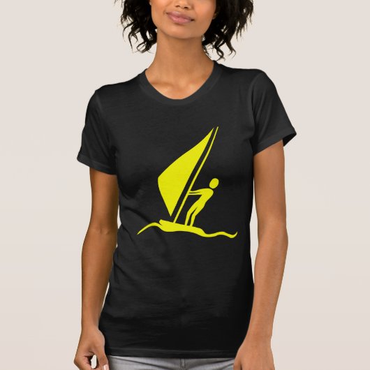 Sailboarding - Geel T-shirt (Voorkant)