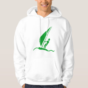 Sailboarding - Grass Green Hoodie