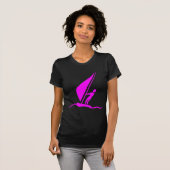 Sailboarding - Magenta T-shirt (Voorkant volledig)