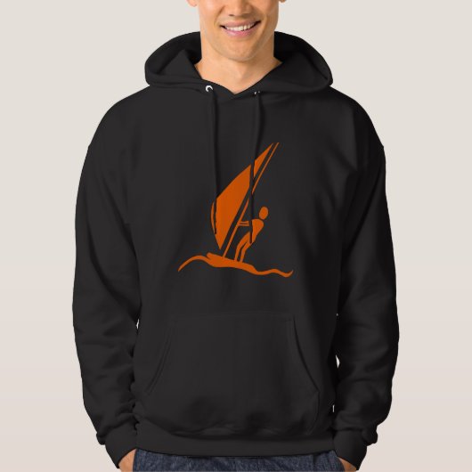 Sailboarding - Oranje Hoodie (Voorkant)