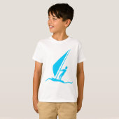 Sailboarding - Sky Blue T-shirt (Voorkant volledig)