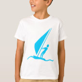 Sailboarding - Sky Blue T-shirt (Voorkant)