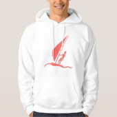 Sailboarding - Tropisch roze Hoodie (Voorkant)