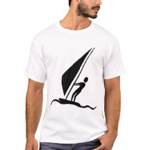 Sailboarding - zwart