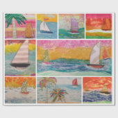 Sailboat Assortment Cadeaupapier (Vlak)