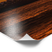 Sailboat at Sunset - Marina Del Rey, CA Foto Afdruk (Hoek)