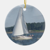 Sailboat Bubbles Ornament (Voorkant)