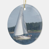 Sailboat Bubbles Ornament (Links)