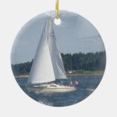 Sailboat Bubbles Ornament (Achterkant)