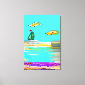 SAILBOAT CANVAS AFDRUK (Voorkant)